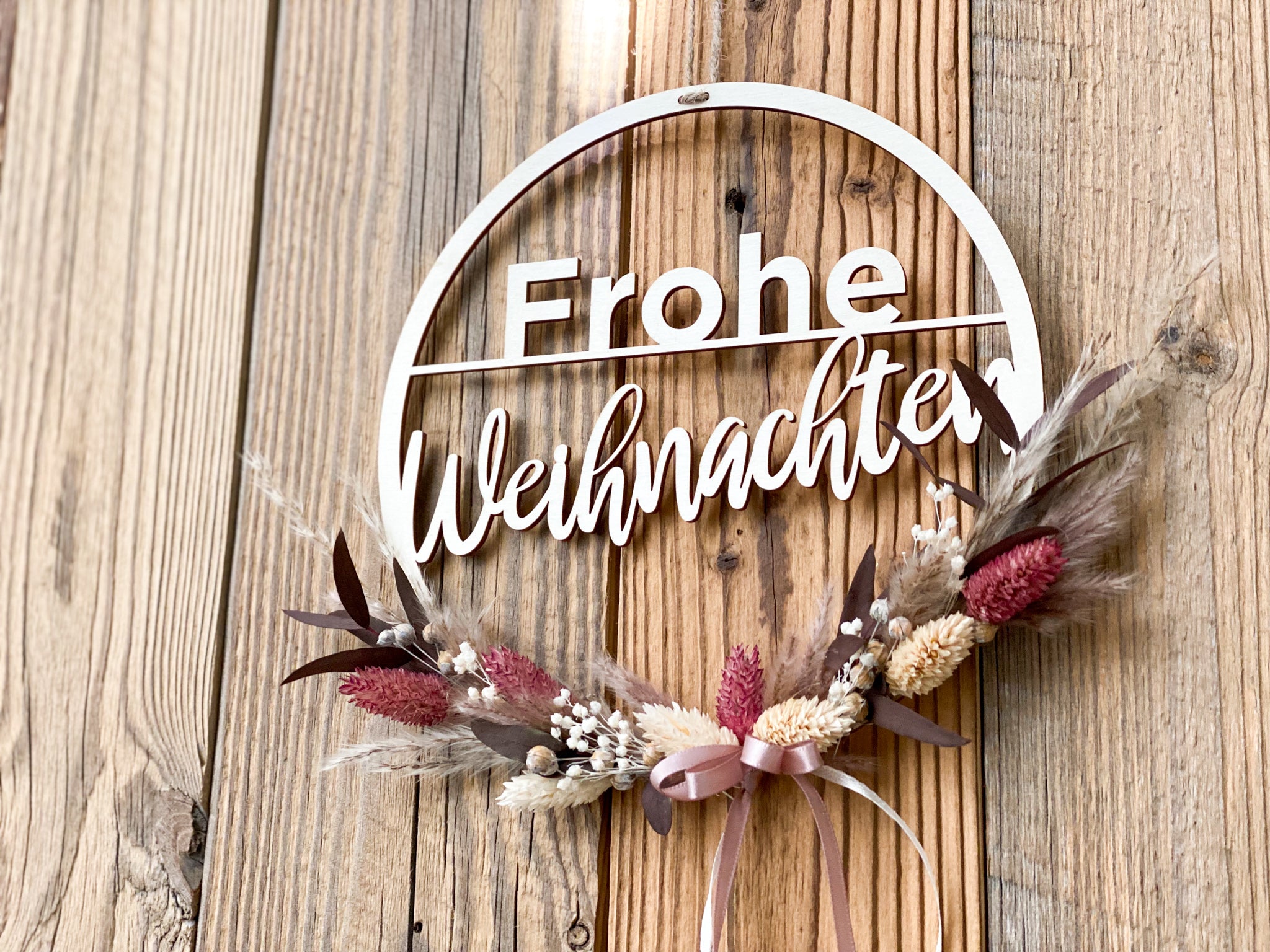 Flowerhoop "Frohe Weihnachten"