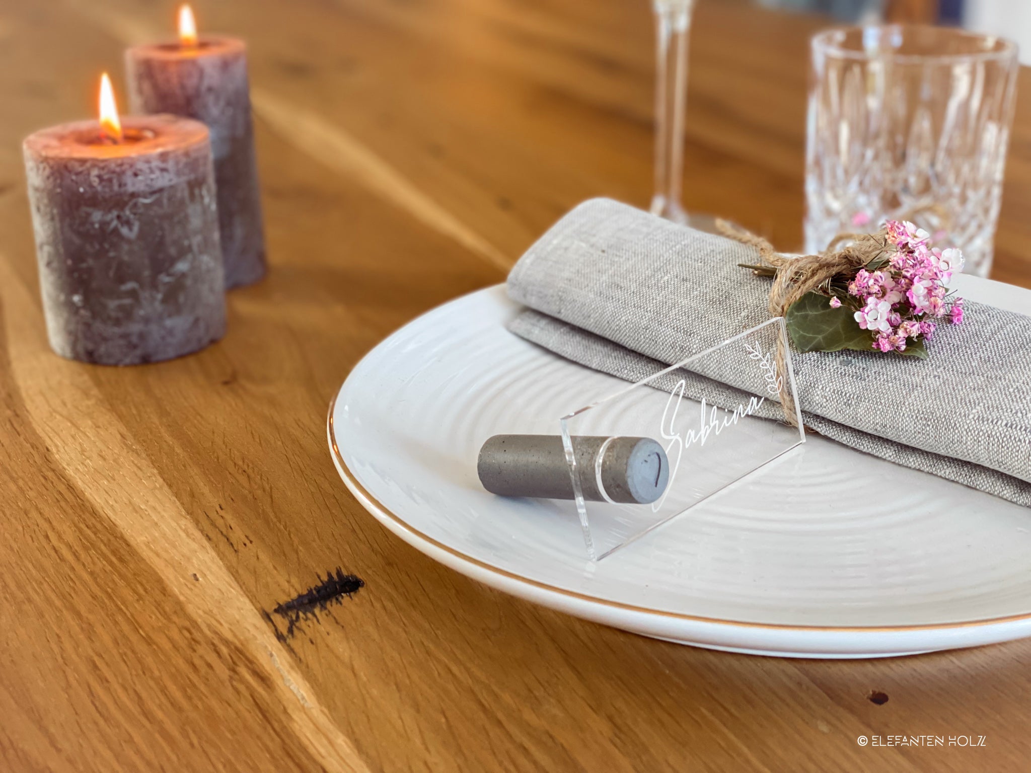 Platzkarten Tischkarten Namensschild