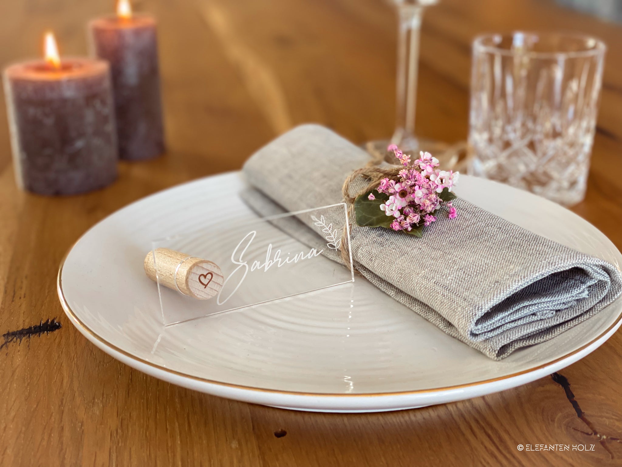 Platzkarten Tischkarten Namensschild