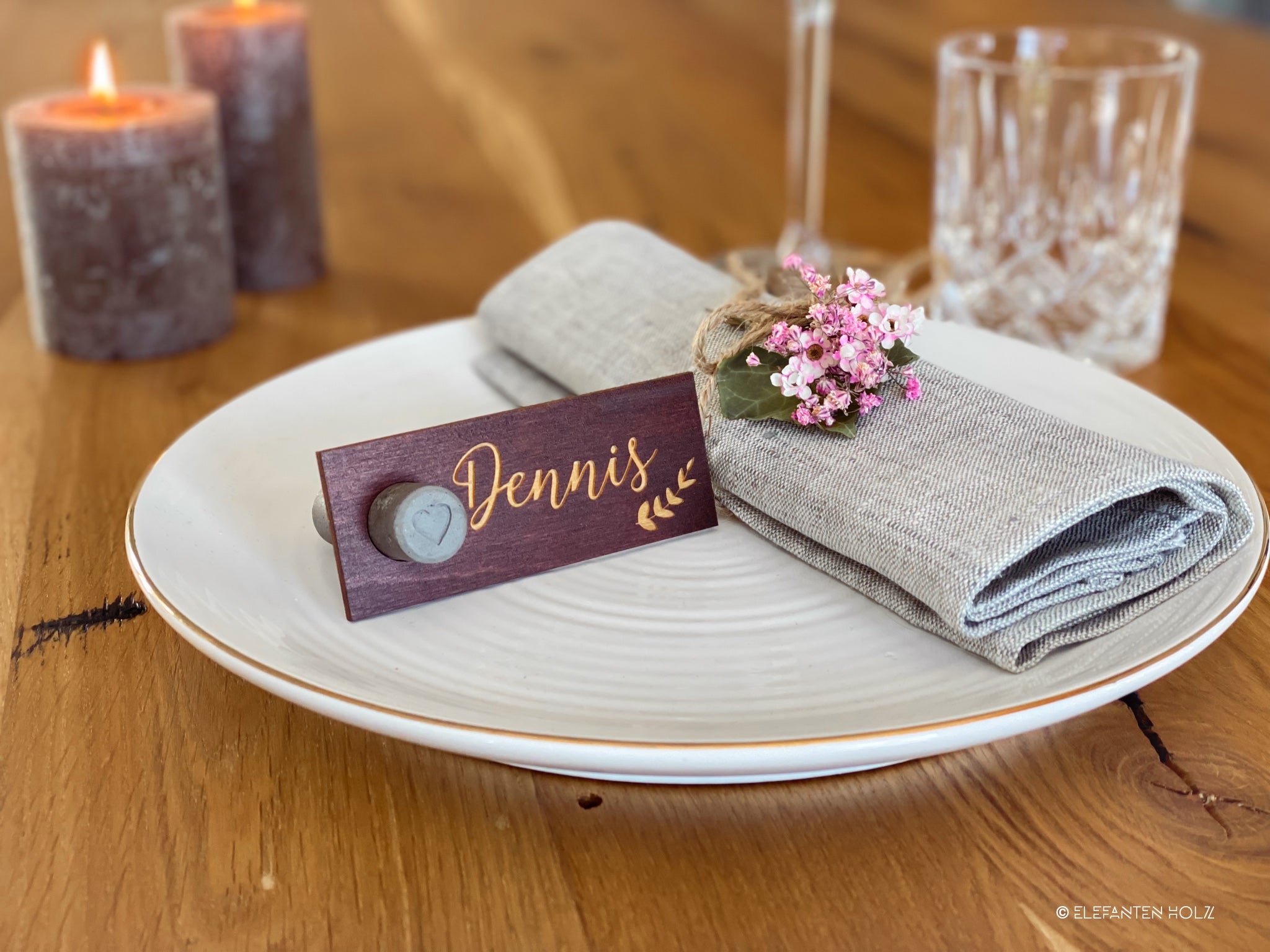 Platzkarten Tischkarten Namensschild
