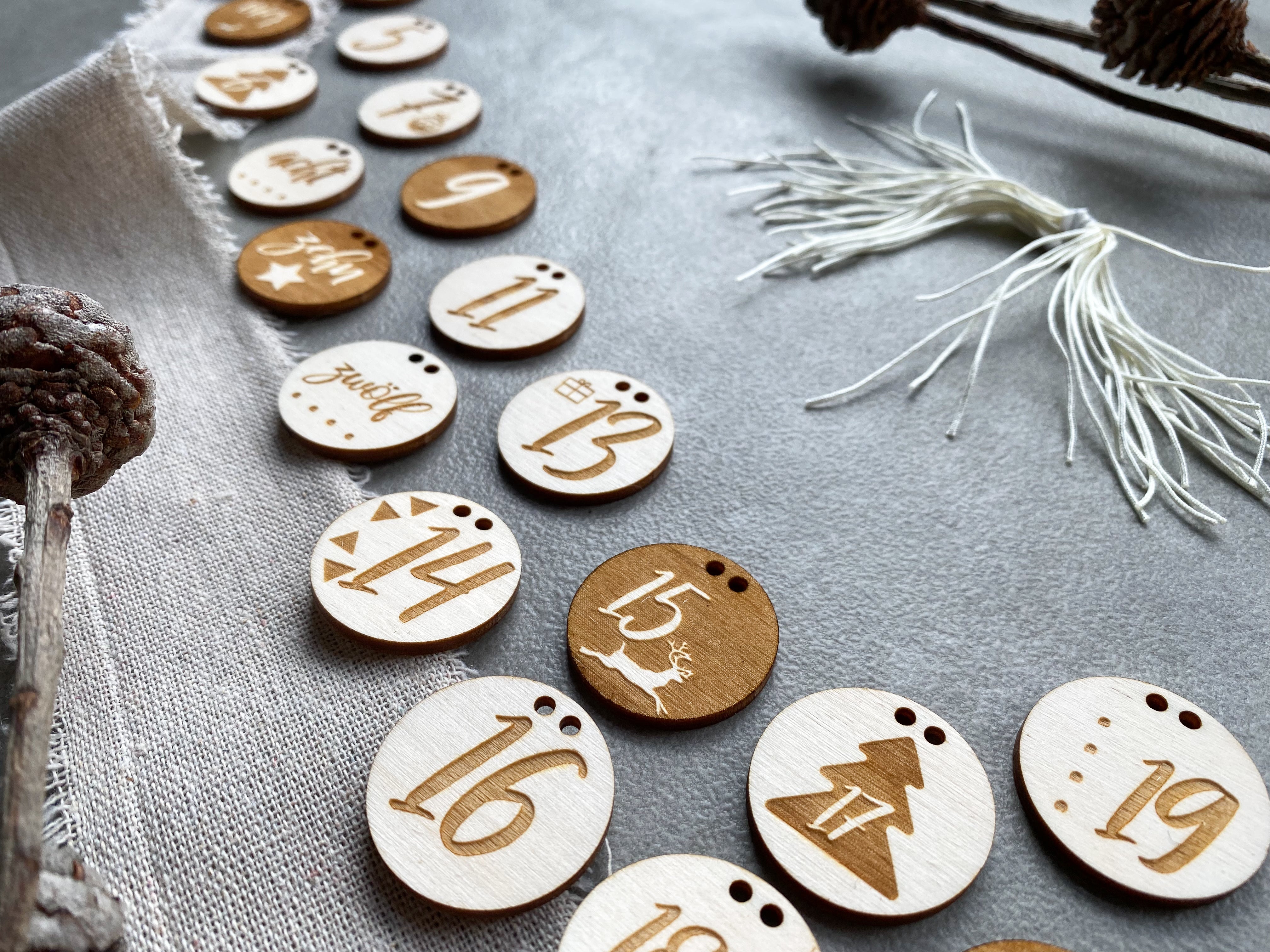 Personalisierter 3D Stern Adventskalender