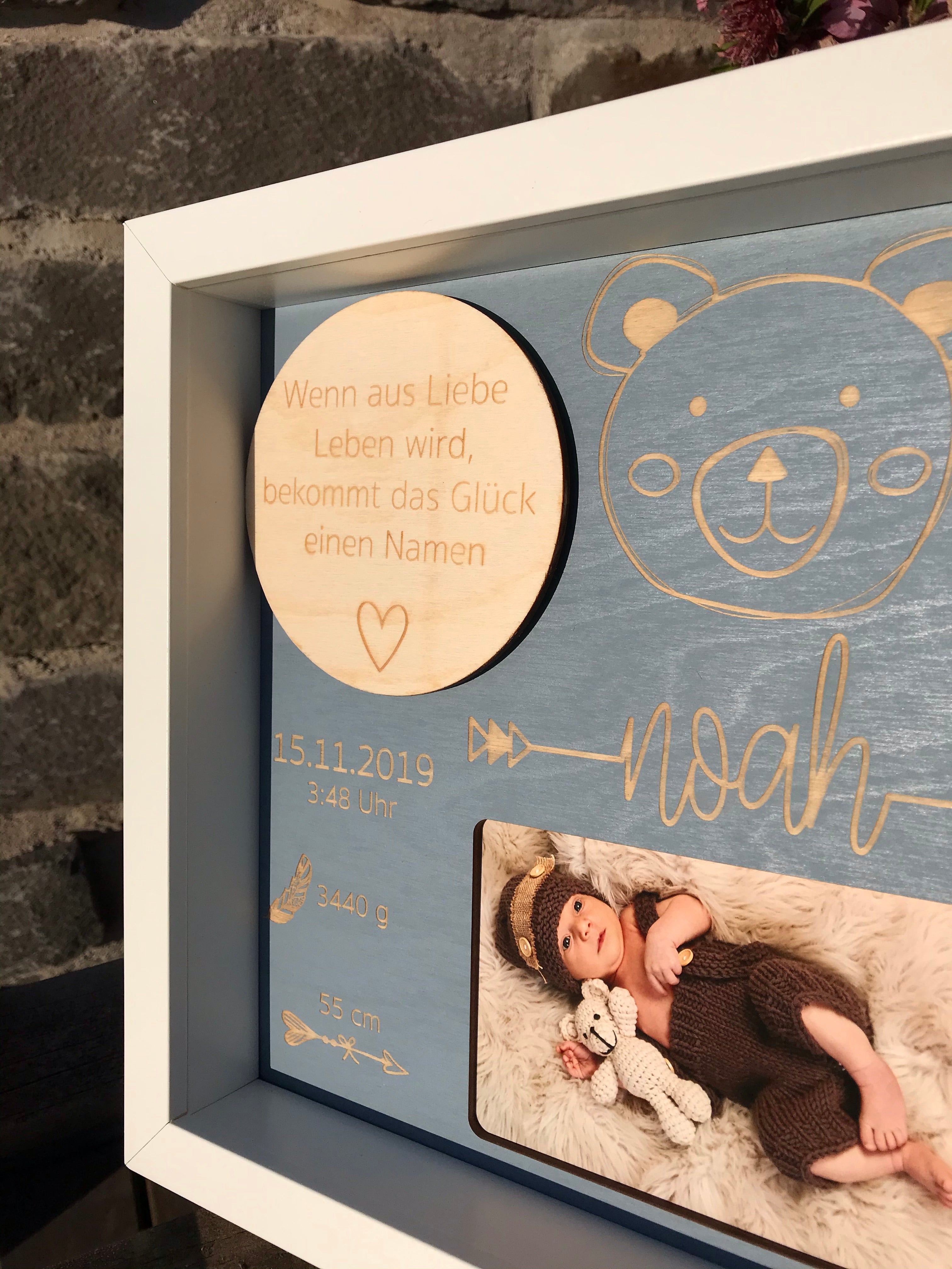 Bilderrahmen I Geldgeschenk - "Mein erstes Jahr"