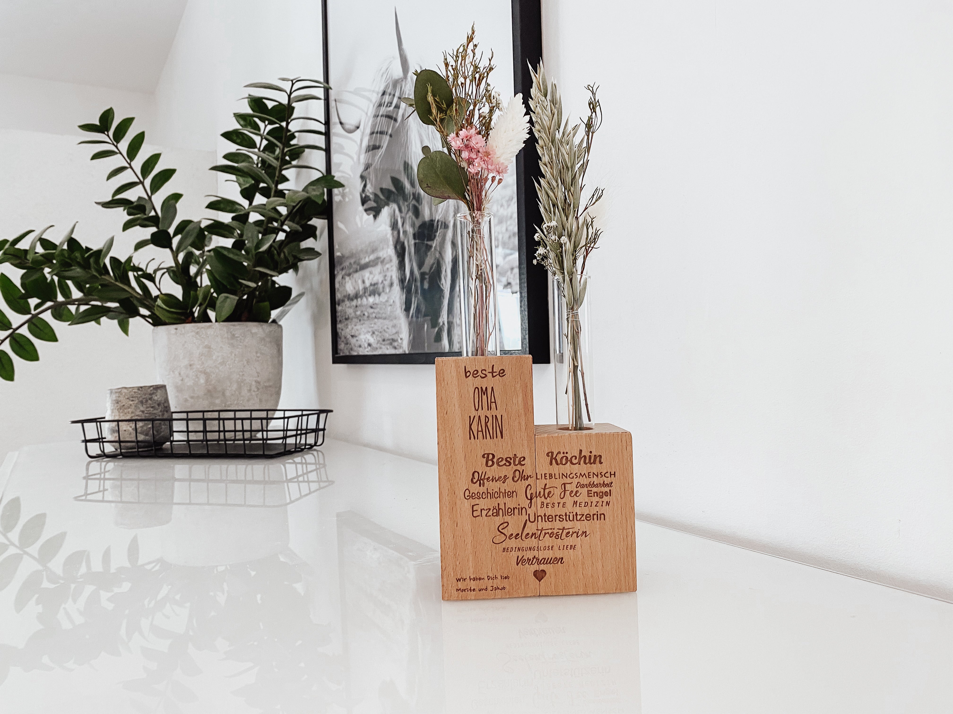 Blumenvase "beste Oma"