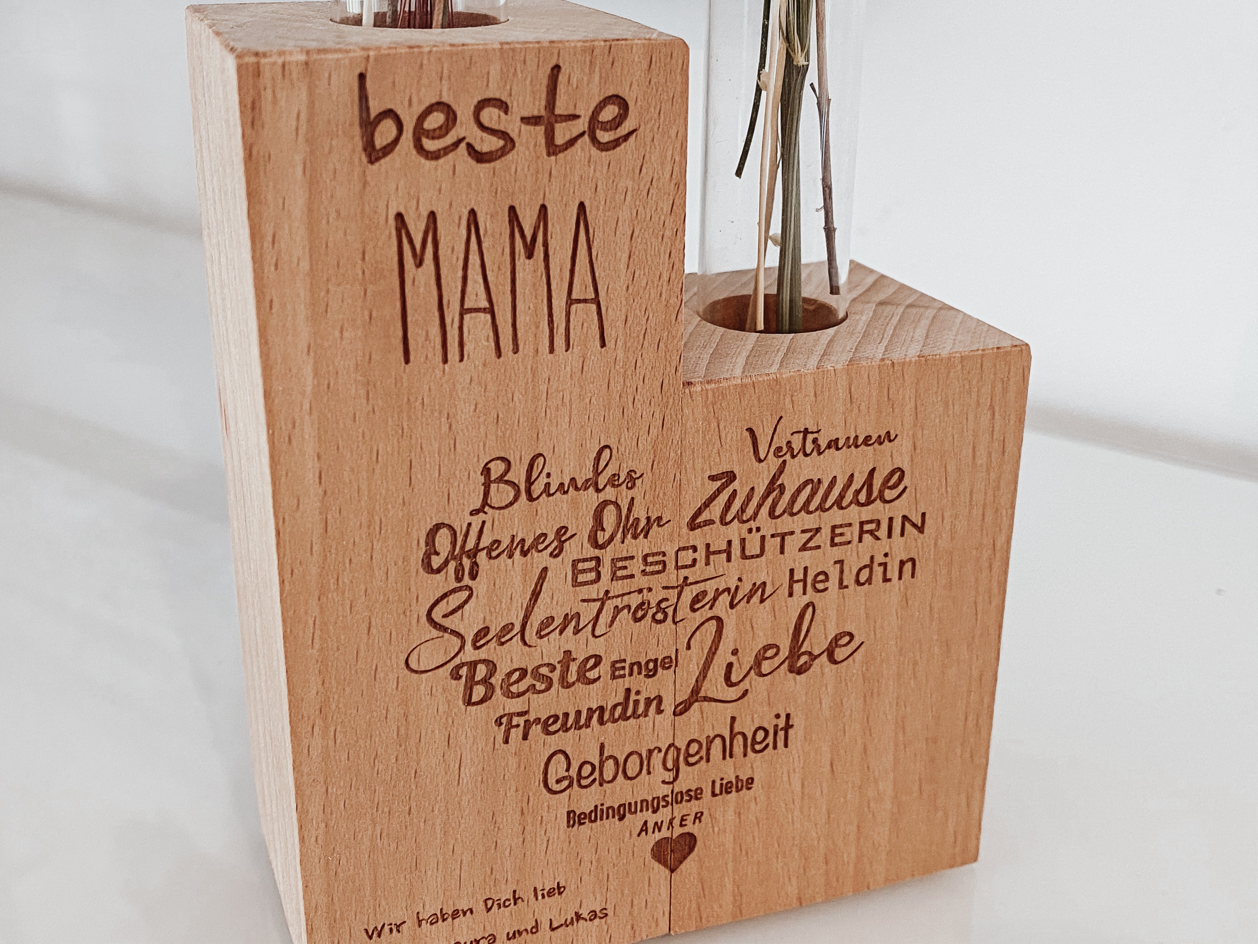 Blumenvase "beste Mama"