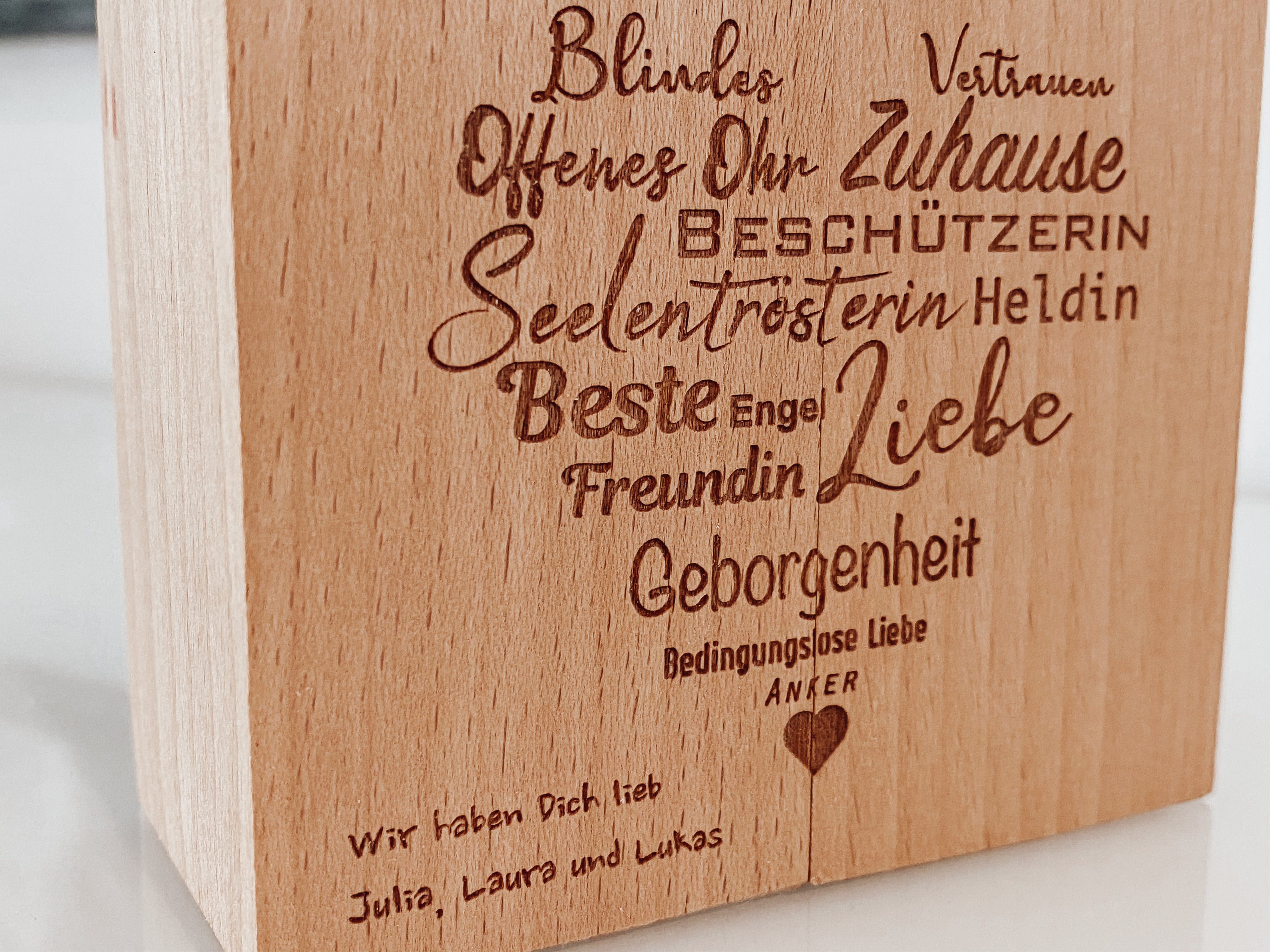 Blumenvase "beste Mama"