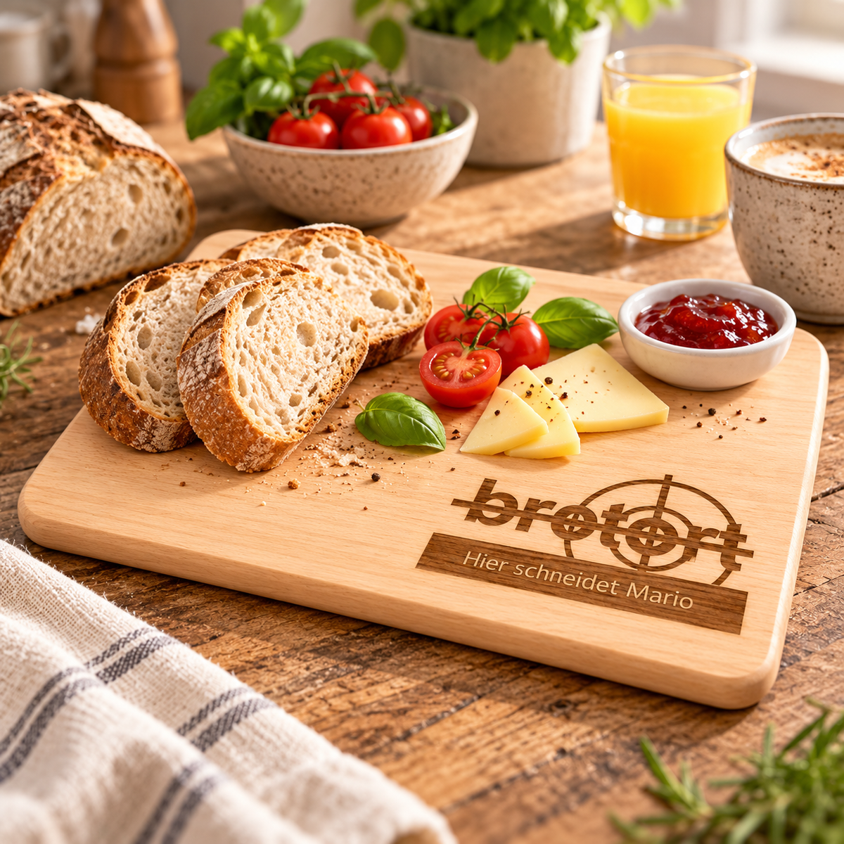 „Brotort“ Brettchen I personalisierbar