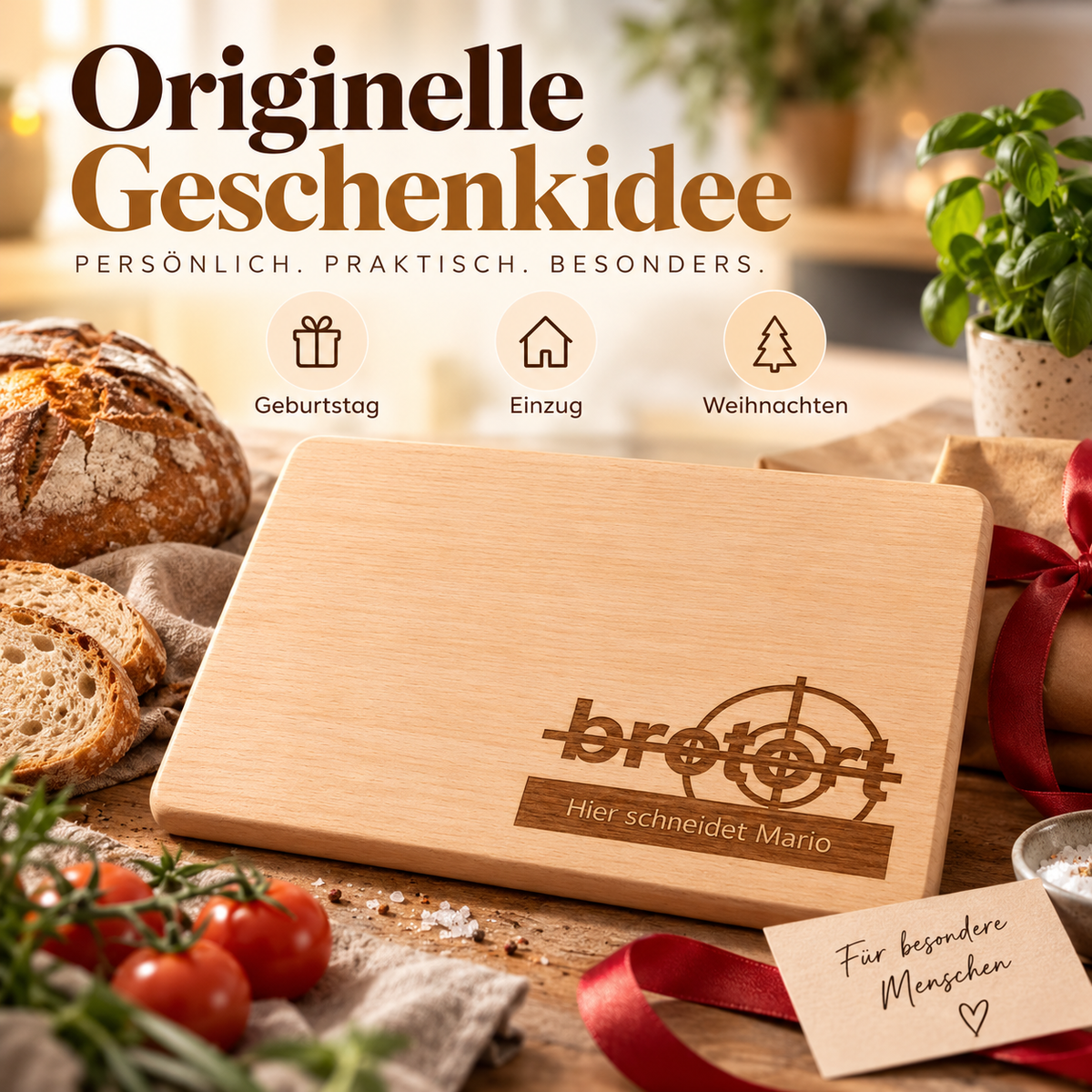 „Brotort“ Brettchen I personalisierbar