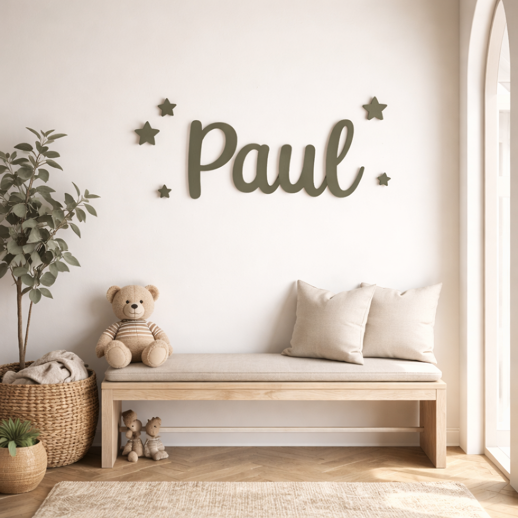 30 cm Personalisierbarer Schriftzug für dein Zuhause