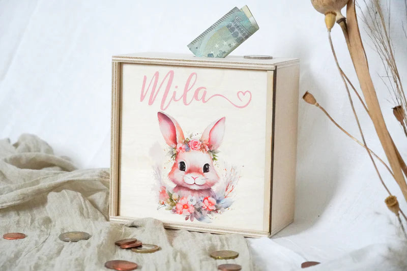 Ersatzdeckel Spardose Kinder I personalisierbar