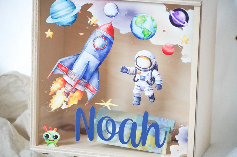 Ersatzdeckel Spardose Kinder I personalisierbar