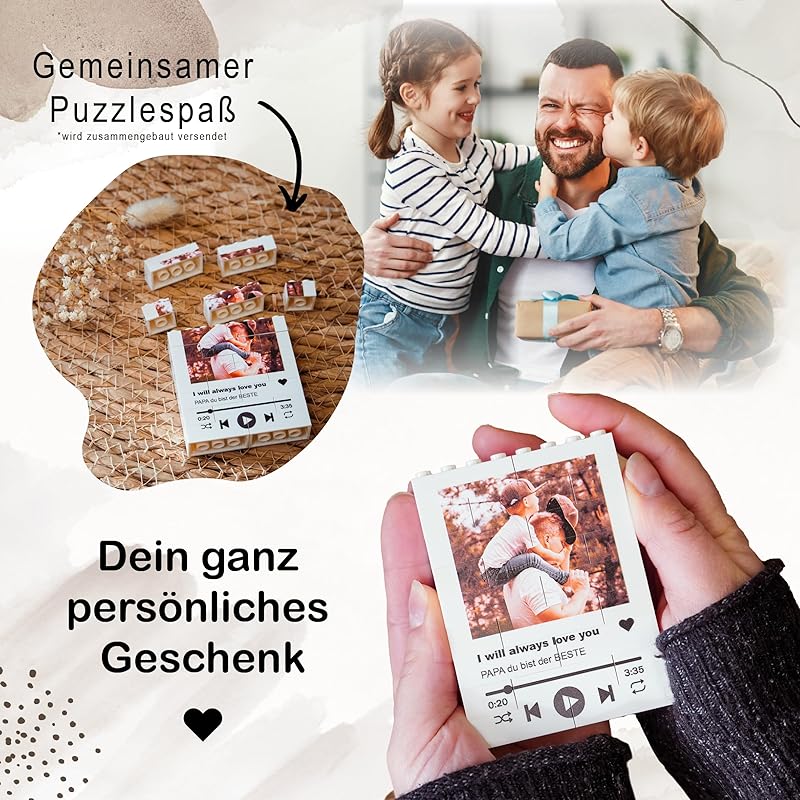 Personalisiertes Musik Geschenk aus LEGO mit Spotify