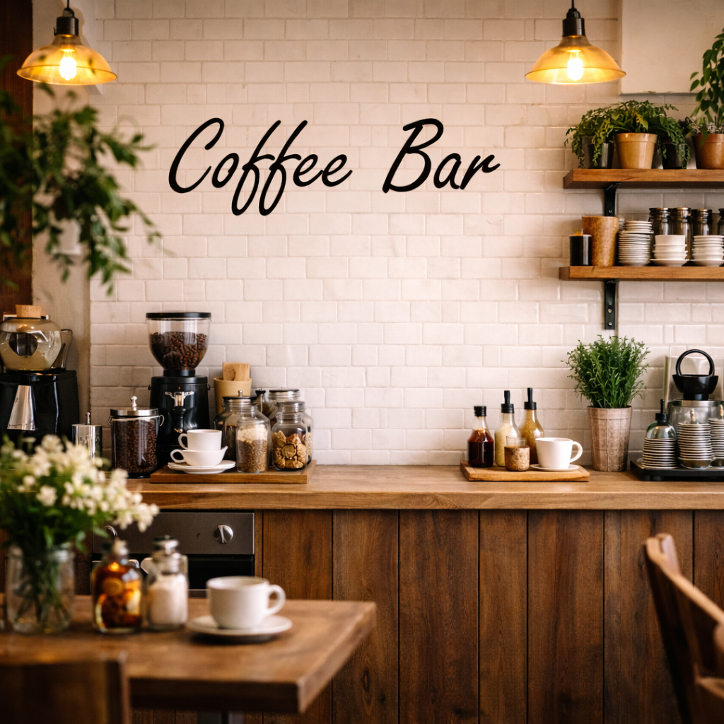 3D Schriftzug "Coffee Bar"