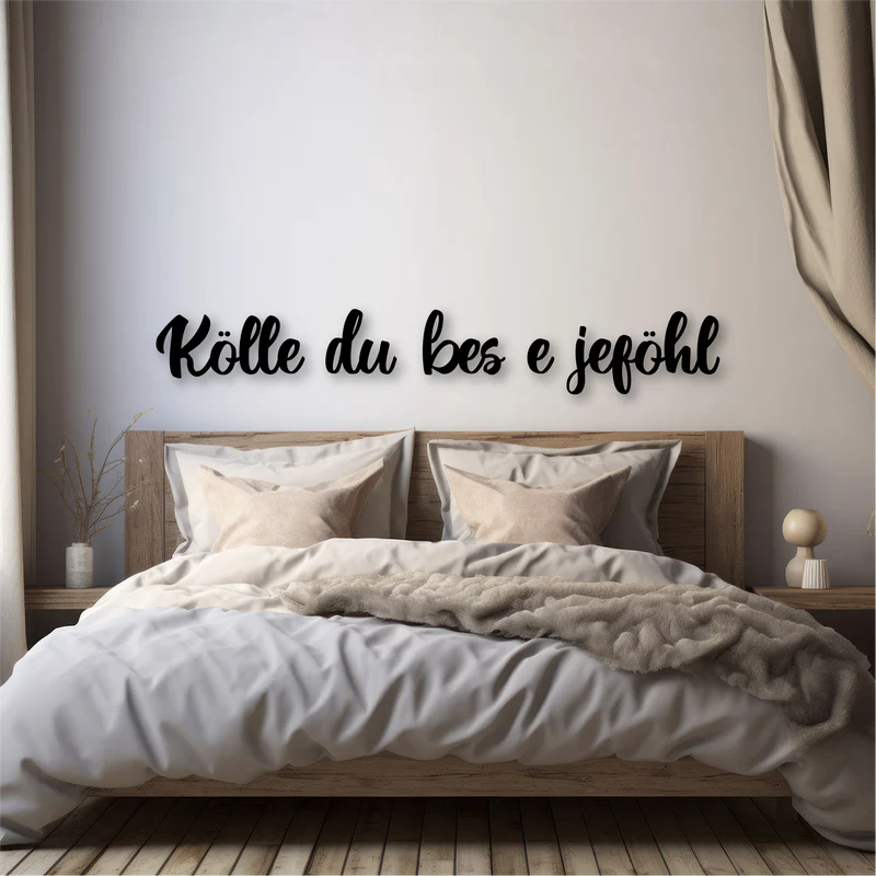 Schriftzug Köln do bes e Jeföhl
