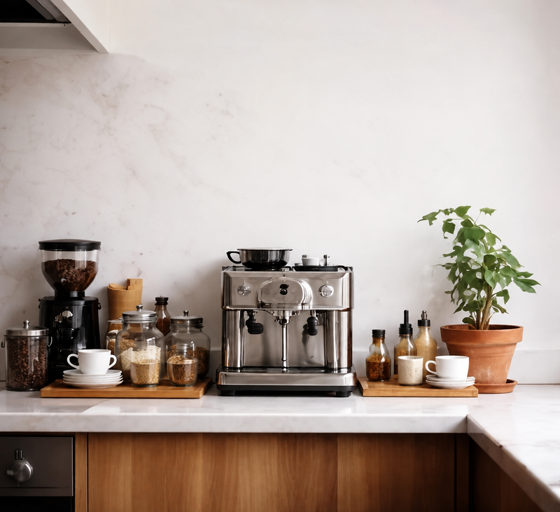 3D Wand Schriftzug „Coffee Bar“ aus Holz oder Acryl – Küchendeko