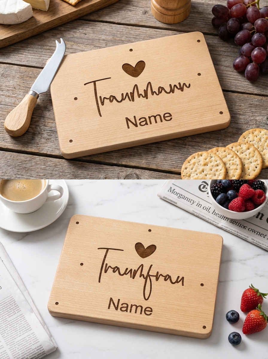 Hochzeit Brettchen I personalisierbar