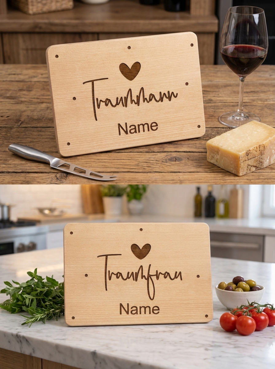 Hochzeit Brettchen I personalisierbar