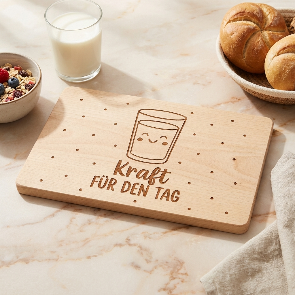 Holzbrettchen „Kraft für den Tag“