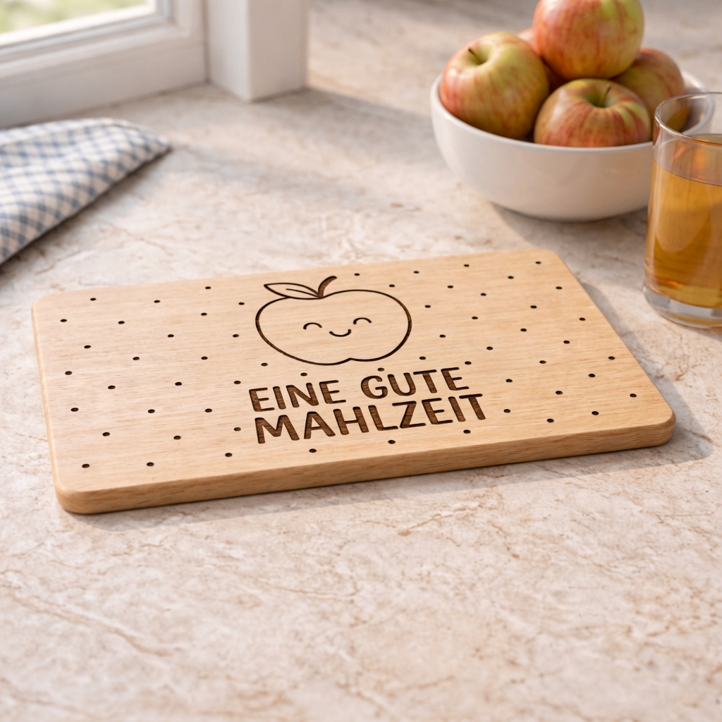 Holzbrettchen „Eine gute Mahlzeit“