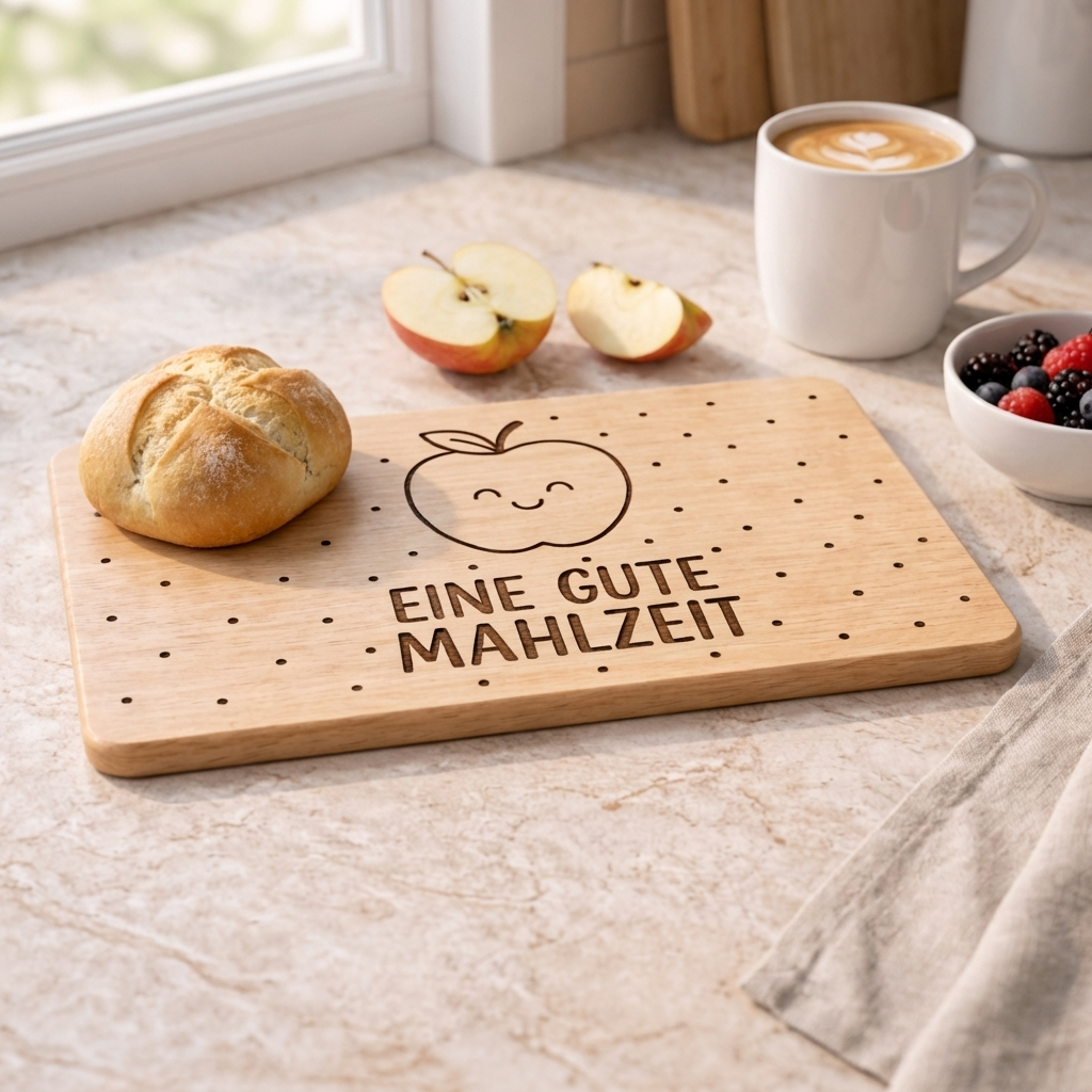 Holzbrettchen „Eine gute Mahlzeit“