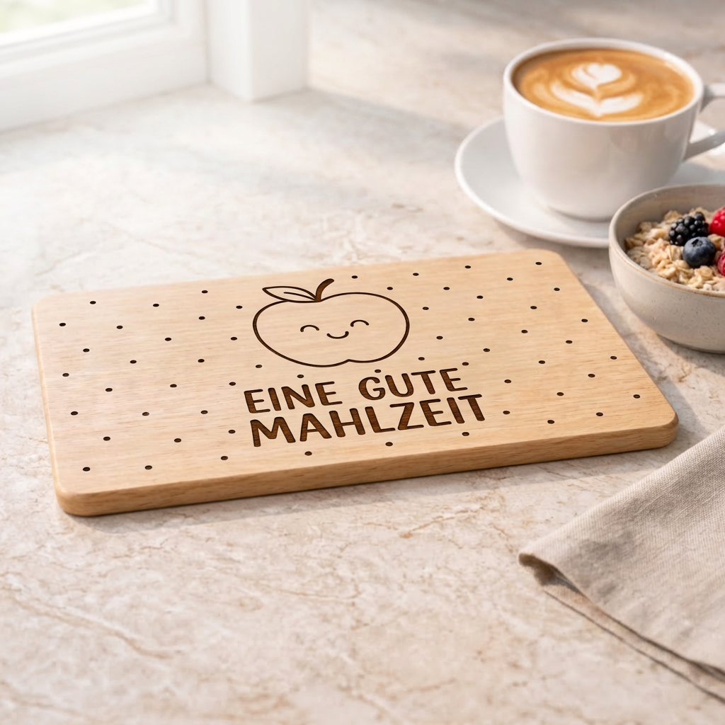 Holzbrettchen „Eine gute Mahlzeit“