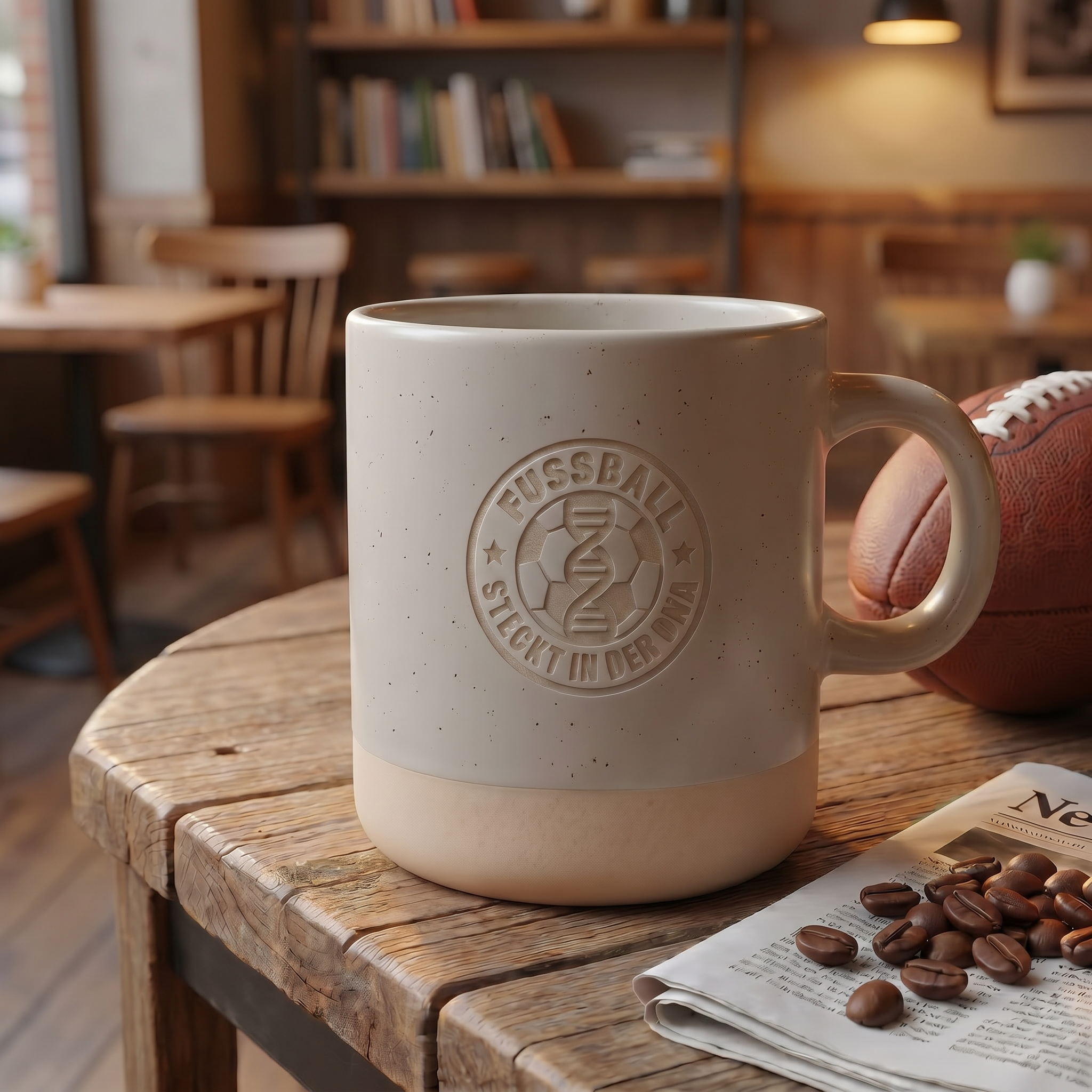Fußball Tasse | "Fußball steckt in der DNA"