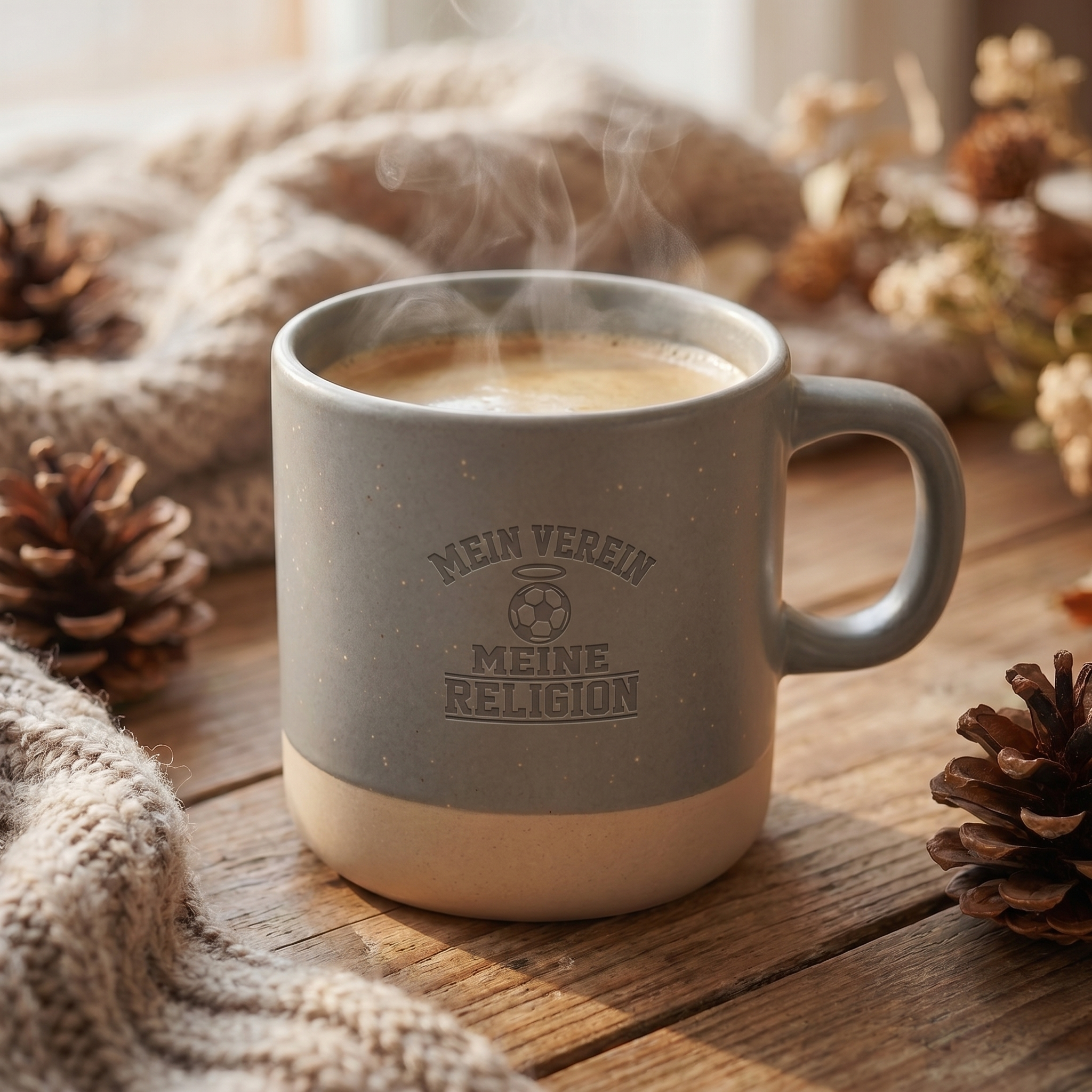 Fußball Tasse | "Mein Verein Meine Religion"