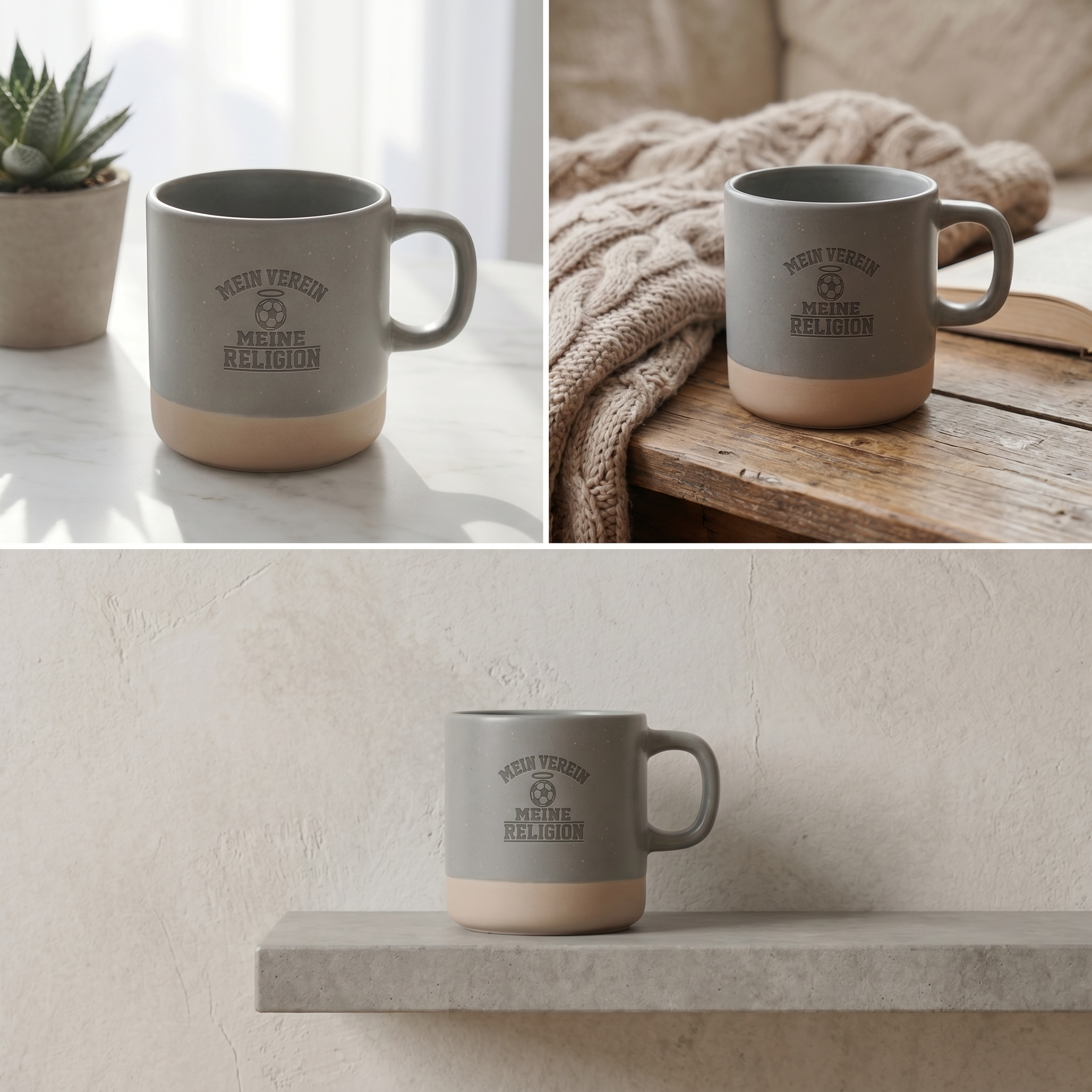 Fußball Tasse | "Mein Verein Meine Religion"