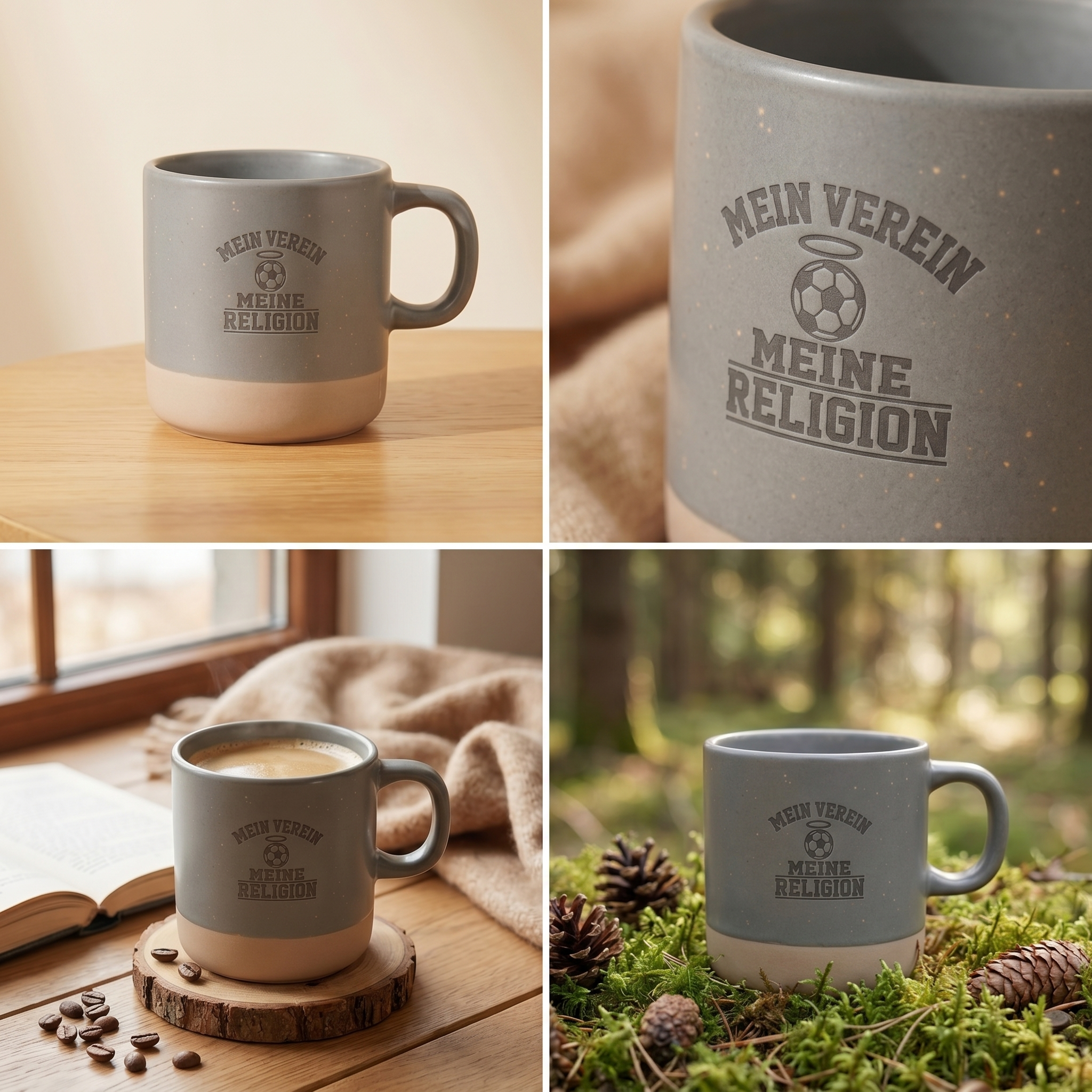 Fußball Tasse | "Mein Verein Meine Religion"
