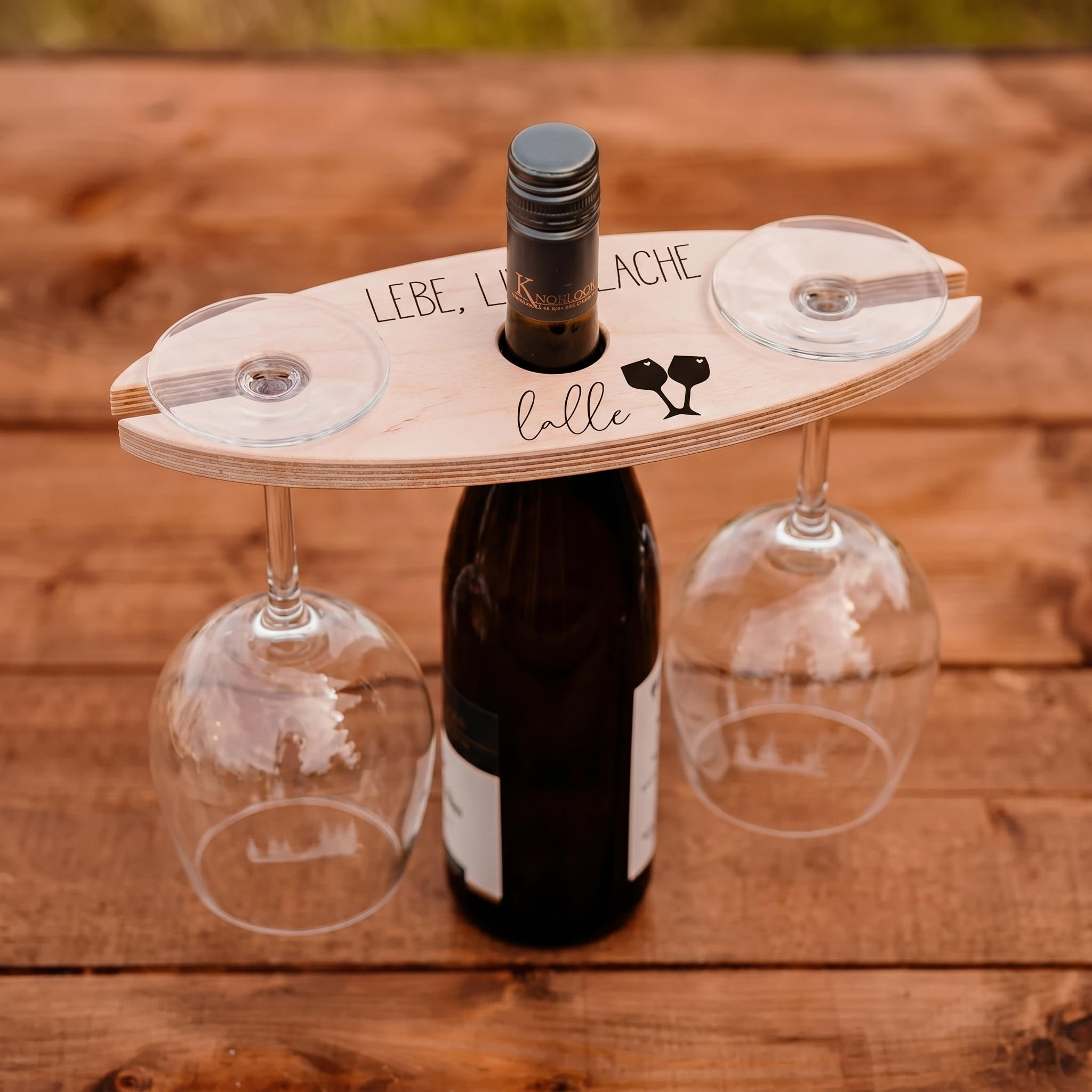 Weinbutler "Lebe, Liebe, Lache & lalle"