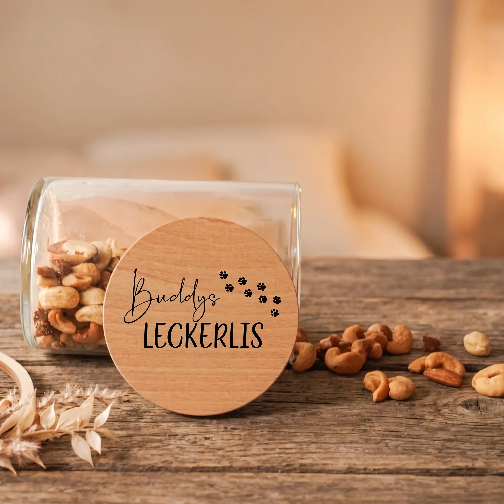 personalisierte Hunde Leckerli Gläser