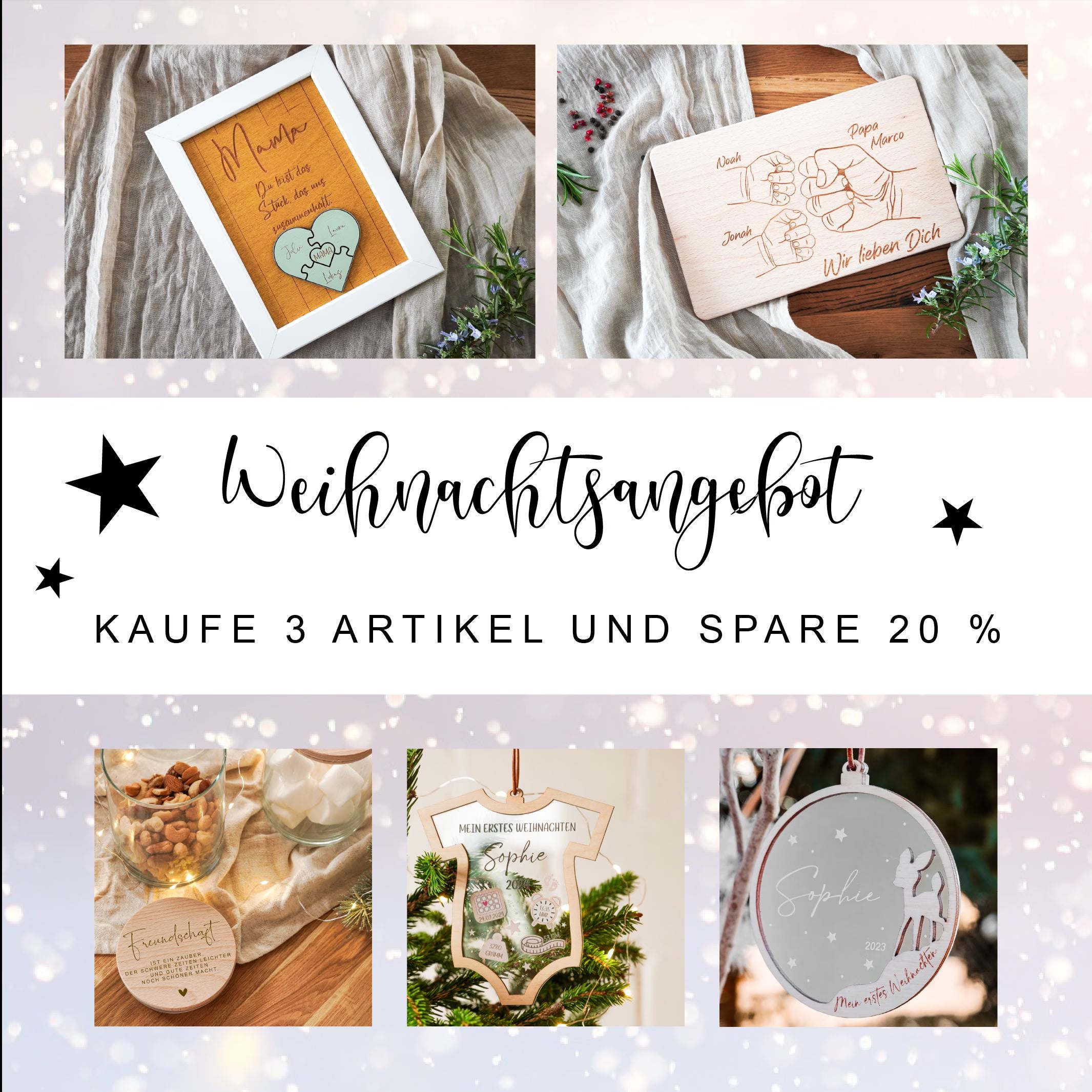 Adventskalender zum Befüllen