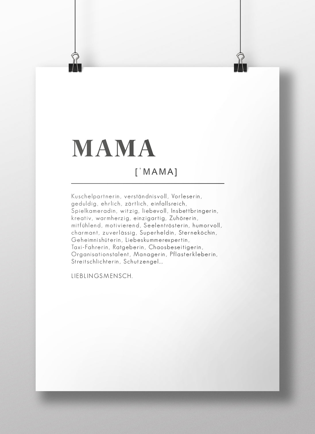 Poster Definition Mama