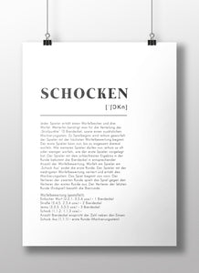 Poster Definition Schocken