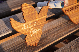 Hochzeitsgeschenk - Geldgeschenk Hochzeitstauben - Tauben