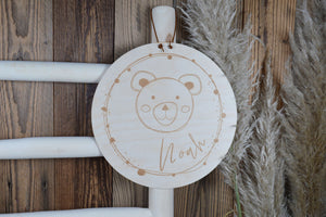 Holzschild Kindermotive mit Name