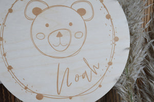 Personalisiertes Holzschild Kinderzimmer Babyzimmer