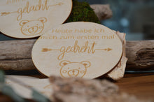 Laden Sie das Bild in den Galerie-Viewer, Meilensteinkarten Baby - Bären Design - Zusatz-Set