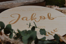 Laden Sie das Bild in den Galerie-Viewer, Meilensteinkarte Geburtsdaten - Florales Vintage Design