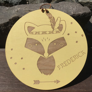 Holzschild Kindermotive mit Name