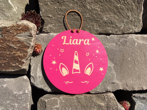 Holzschild Kindermotive mit Name
