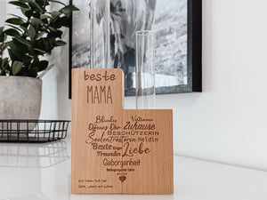 Blumenvase "beste Mama"